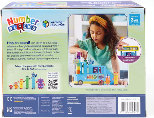 Hand2Mind Playing Game - Numberblocks And The Rainbow Bus STEM Εκπαιδευτικό Παιχνίδι Γνώσεων για 3+ Ετών