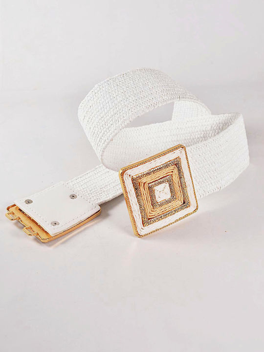 Women's Belt White