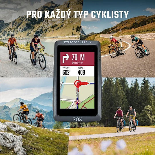 Sigma Sport Rox 12.1 Evo Basic Αδιάβροχο Ασύρματο GPS Ποδηλάτου