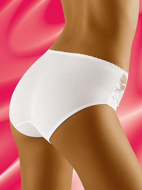 Wolbar Figi Baumwolle Damen Slip White