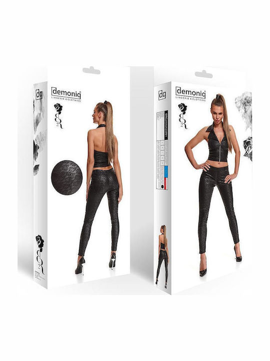 Women's Leather Trousers Black