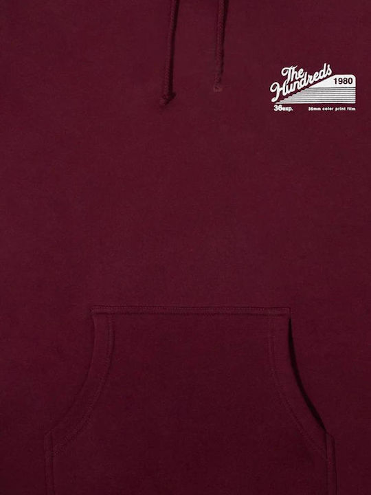 Sweatshirt mit Kapuze Burgundy