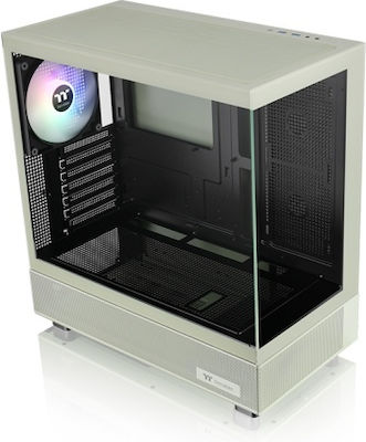 Thermaltake View 270 TG ARGB Midi Tower Computer Case with Window Panel Matcha Green