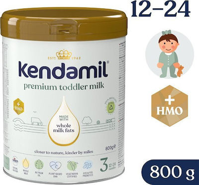 Kendamil Формула за мляко Premium 3 HMO+ за 12m+ 800гр