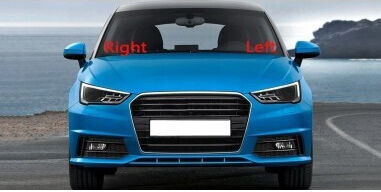 Кристал на фаровете за Audi A1 1бр
