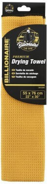 Billionaire Lavetă Microfibră Uscare Auto Galben 76x55cm