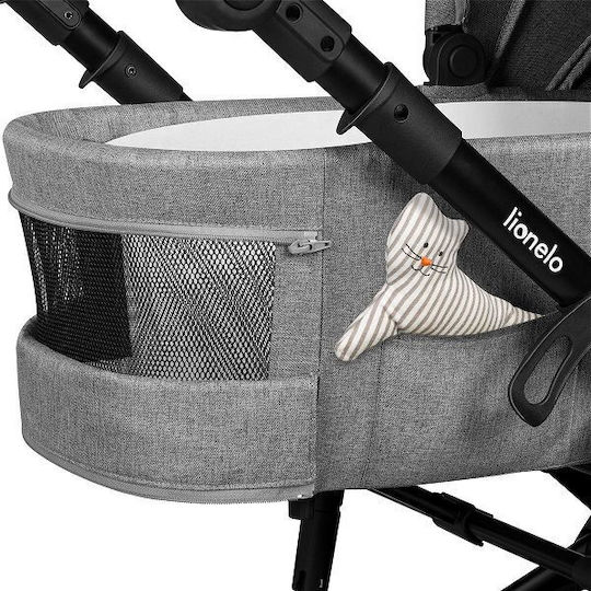 Lionelo Mari Tour Reglabil 2 în 1 Cărucior pentru copii Potrivit pentru Nou-născut Grey Stone 13kg