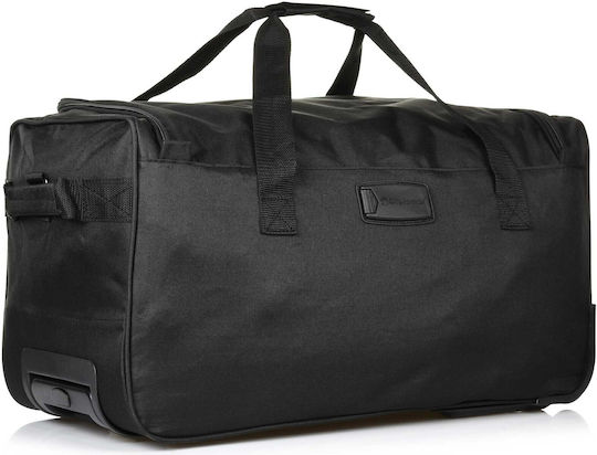 Diplomat Reisetasche 51Es Schwarz mit Rädern Stoff L55xB30xH31cm