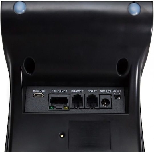 ICS Micro Φορητή Ταμειακή Μηχανή Εστιατορίου σε Μαύρο Χρώμα