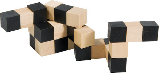 Fridolin Snake Cube - 3d Logic Puzzle aus Holz