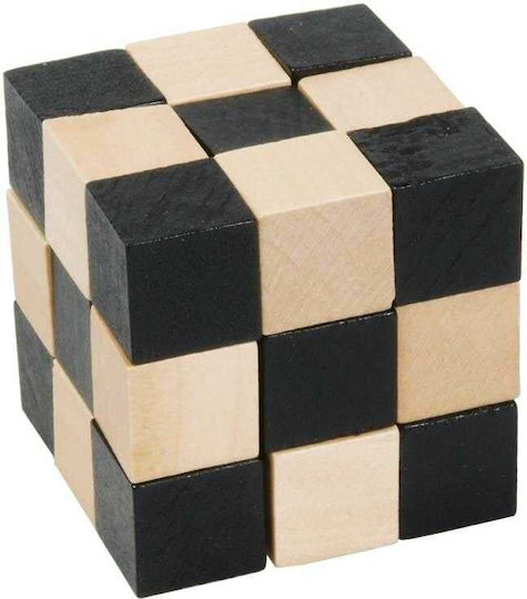 Fridolin Snake Cube - 3d Logic Puzzle aus Holz