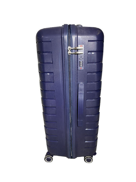 Ormi Medium Hard Travel Suitcase Black with 4 Wheels Height 65cm