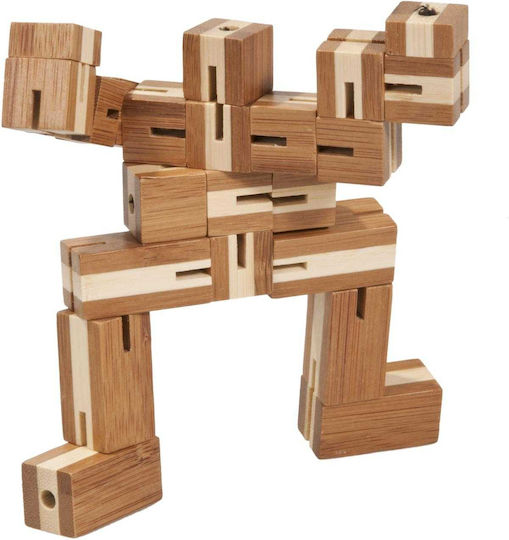 Fridolin 3d Bamboo Flexi-cub Logic Παζλ από Ξύλο