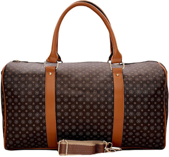 Bag to Bag Sack Voyage Brown Fabric L48xW20xH27cm