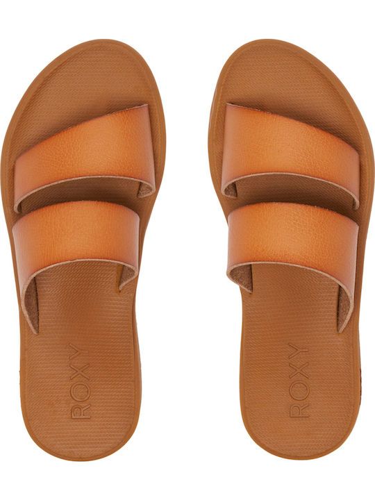Coastal Cool Women's Flat Sandals in Tabac Brown Color