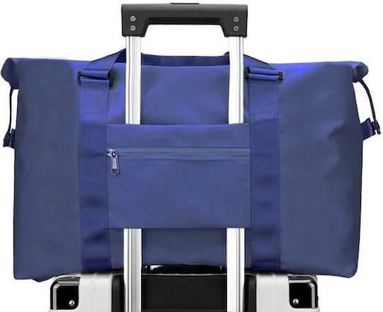 Amber Reisetasche 37Es Blau Stoff L55xB25xH27cm