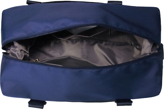 Amber Reisetasche 37Es Blau Stoff L55xB25xH27cm