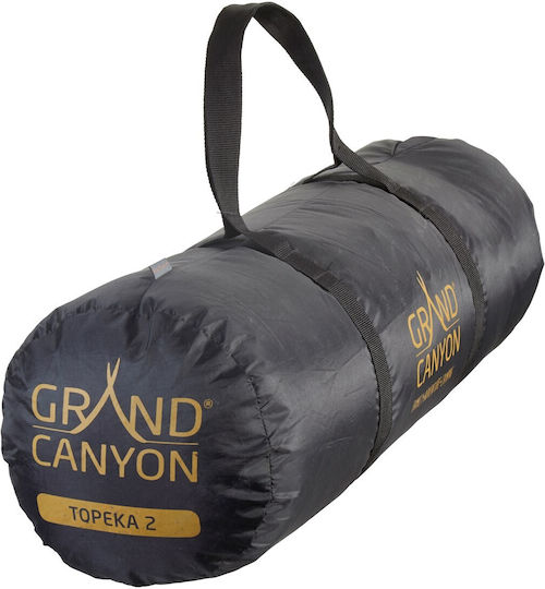 Grand Canyon Палатка за къмпинг Иглу Туристическа Зелена с Двоен Плат 4 Сезона за 2 Човека Водоустойчива 3000мм 280x165x120см