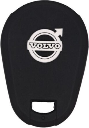 Car Key Cover Case made of with 2 Buttons for Volvo in Black Color