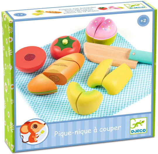 Djeco Picnic Din Lemn Pentru 3+ Ani 13 Bucăți