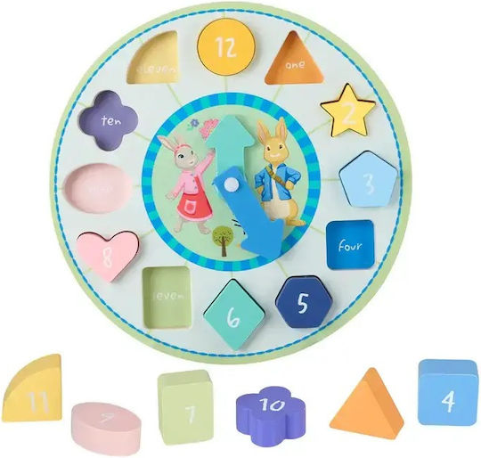 Holz Kinder Steckpuzzle Peter Rabbit für 2+ Jahre Orange Tree Toys