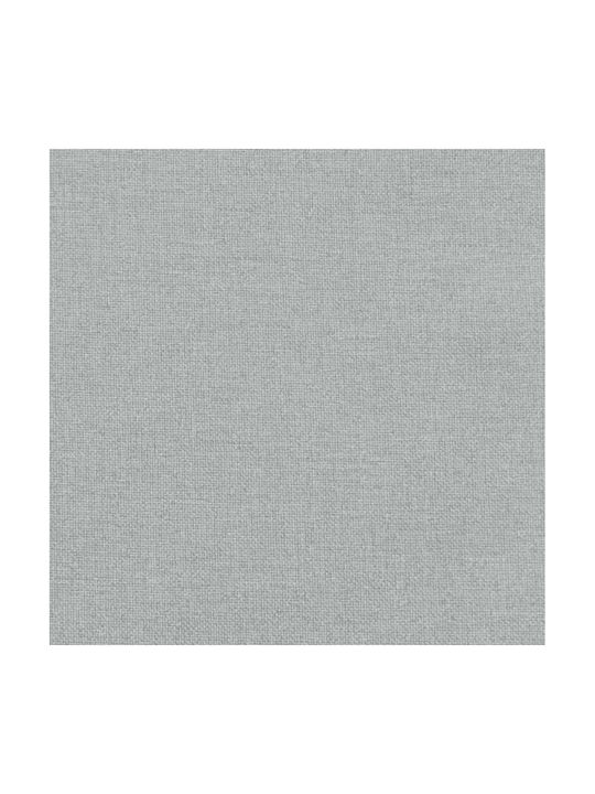 vidaXL Garden Chair Cushion With Backrest Light Gray 6 Pieces 50x100 cm