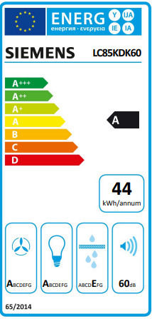 Siemens Iq100 Kamin-Dunstabzug 80cm Schwarz