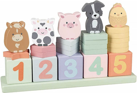 Orange Tree Toys Играчка за сортиране на форми от дърво за 12++ месеца