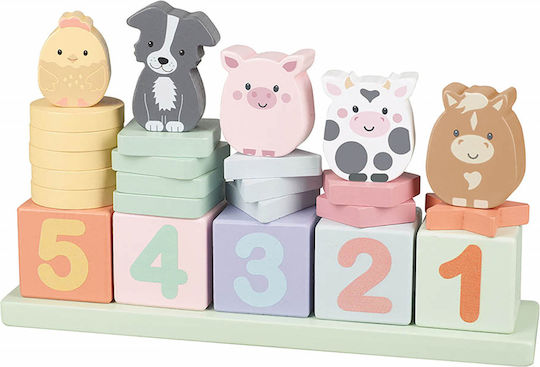 Orange Tree Toys Играчка за сортиране на форми от дърво за 12++ месеца