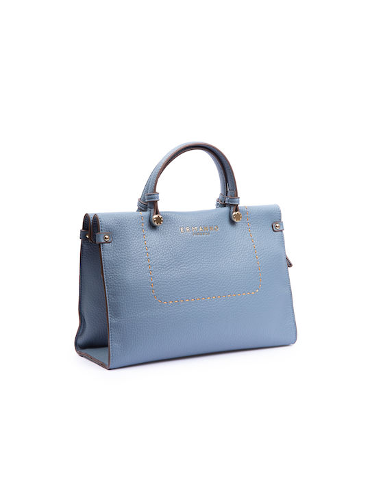 Ermanno Firenze Women's Bag Tote Hand Blue