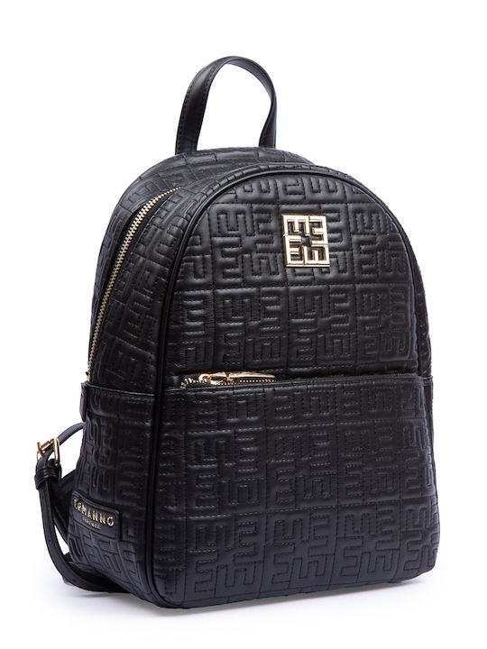 Ermanno Firenze Women's Bag Backpack Black