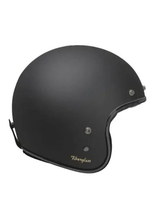 Garibaldi G02X Matt Black Κράνος Μηχανής Jet ECE 22.06