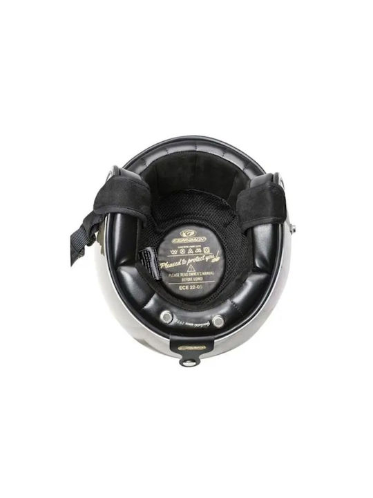 Garibaldi G02X Matt Black Κράνος Μηχανής Jet ECE 22.06