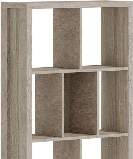 Bookcase Dividre Walnut 80x30x181cm
