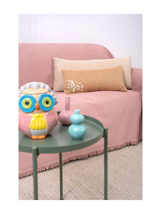 Naf Naf 358/21 Ριχτάρι Πολυθρόνας Chenille 180x180εκ. Powder 520801345456