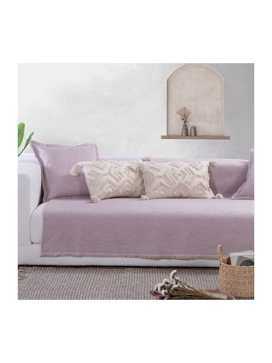 Nef-Nef Homeware Aronia Ριχτάρι Πολυθρόνας 170x180εκ. Lilac