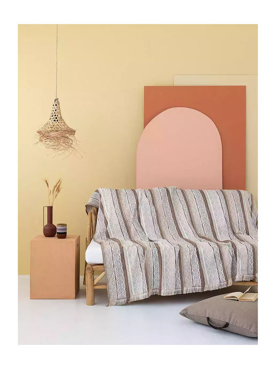 Palamaiki Nambi Sofa Throw 2 Seater 180x250cm Gray