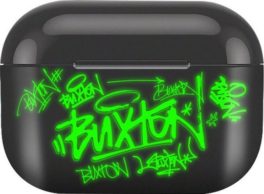 Buxton BTW 4600 In-ear Bluetooth Handsfree Ακουστικά με Θήκη Φόρτισης Μαύρα