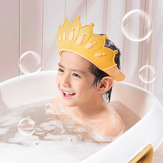 Schutzkappe für das Haarewaschen Crown Gelb 1Stück
