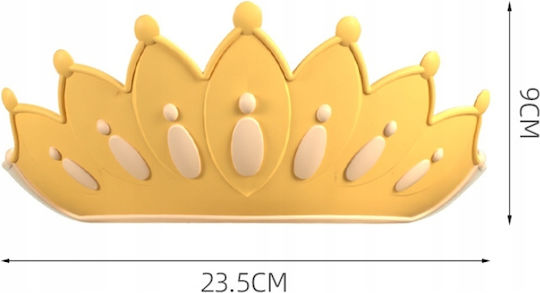 Schutzkappe für das Haarewaschen Crown Gelb 1Stück