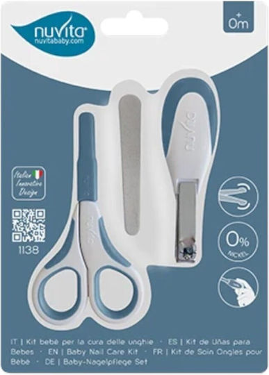 Queen Mother Baby-Nagelpflegeset Blau 1Stück