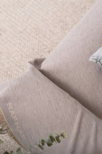 Naf Naf Highline Sofa Throw 2 Seater Chenille 180x250cm 358/127 L Grey