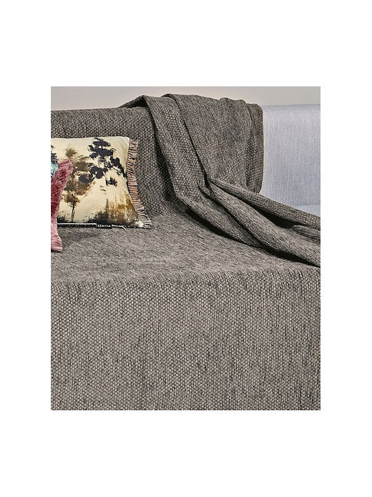 Kentia Kanon Ριχτάρι Τετραθέσιου Καναπέ Chenille 180x340εκ. 04 Light Brown 000073485