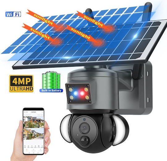 JK14-S528-3MP-WiFi IP Surveillance Camera Wi-Fi Full HD+ 5MP Waterproof Battery Powered with Lens 3.6mm