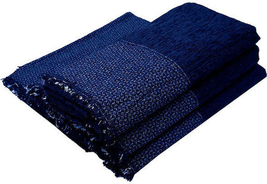 Sunshine Frame Σετ Ριχτάρια 3τμχ Chenille Blue