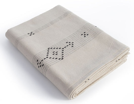 Nef-Nef Homeware Figerald Покривка За Четириместен Диван Жакард 180x350см Натурален