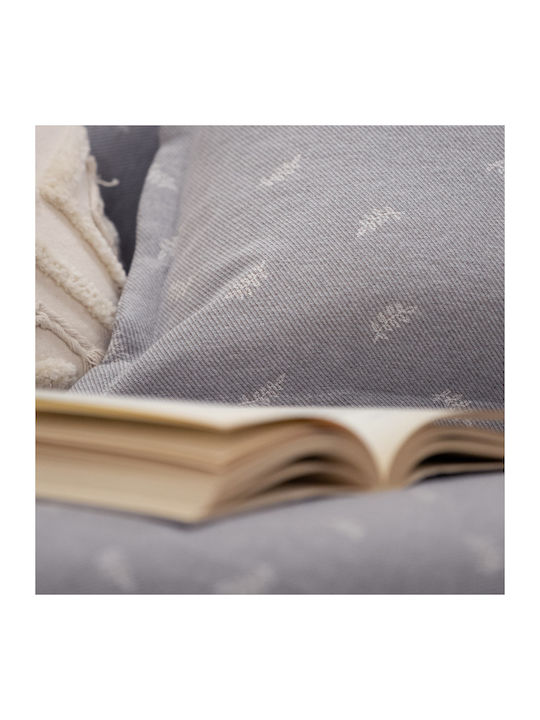 Nef-Nef Homeware Amaranta Ριχτάρι Τριθέσιου Καναπέ 170x300εκ. Grey 035763