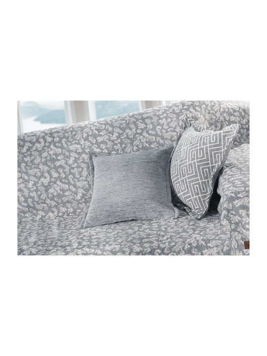 Guy Laroche Monet Ριχτάρι Πολυθρόνας Chenille 180x150εκ. Silver