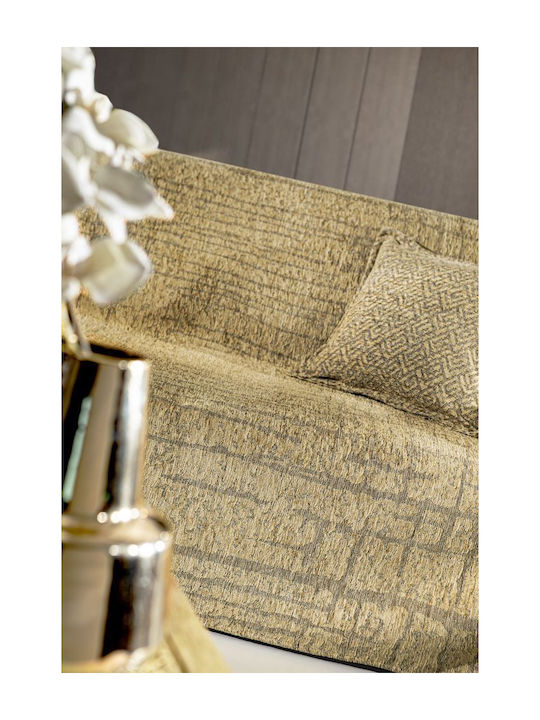 Guy Laroche Monte Armchair Throw Chenille 180x150cm Gold