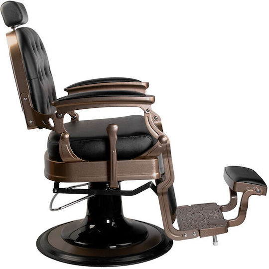 Barber Equipment Καρέκλα Barbier Schwarz mit verstellbarer Höhe